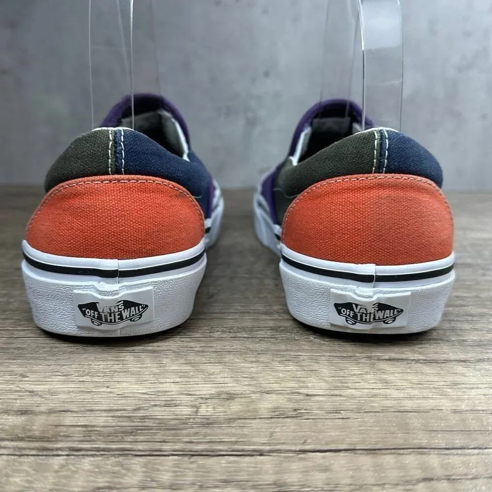 Vans~Women's~Classic‎ Slip On (Mix & Match) Violet/Indigo Sneakers~Size 7